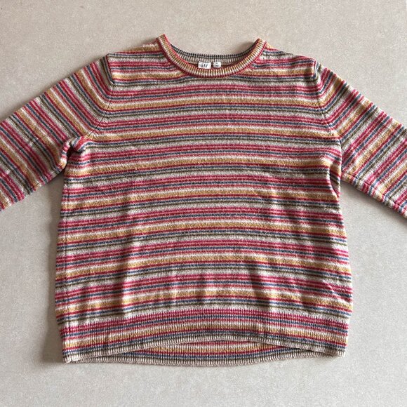 GAP Striped Merino Wool Blend Sweater ASO Max Mayfield - Picture 2 of 8